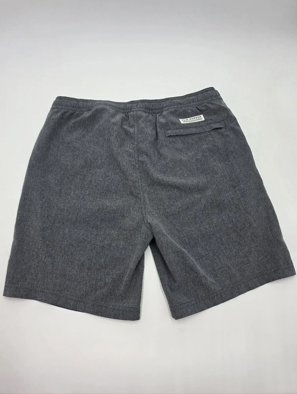 Fair Harbor boys' gray swim trunks size XL
